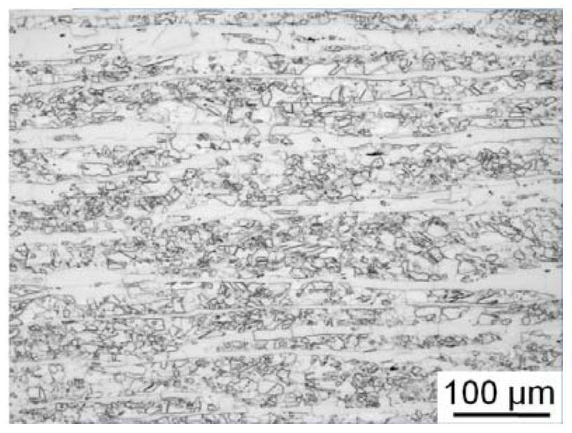 Dual-phase heterogeneous light-weight high-strength steel and preparation method thereof