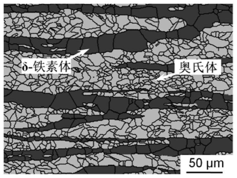 Dual-phase heterogeneous light-weight high-strength steel and preparation method thereof