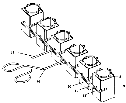 Clamping and compacting tool for forestry cultivation