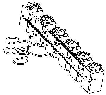 Clamping and compacting tool for forestry cultivation