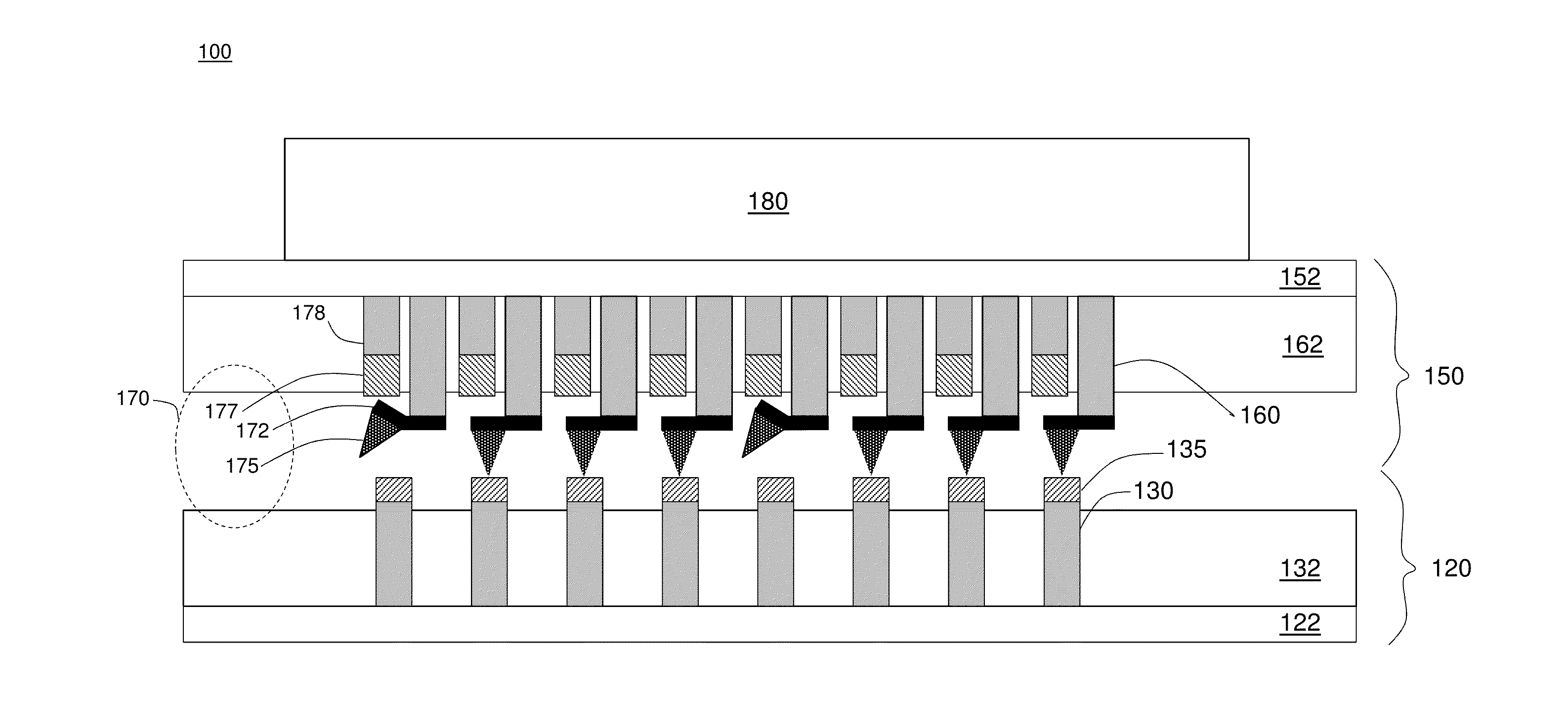 3-dimensional integrated circuit testing using MEMS switches with tungsten cone contacts