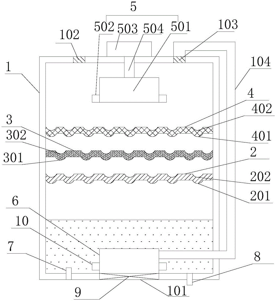 Self-cleaning air purification device