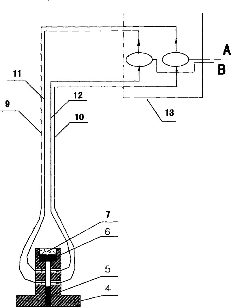 Explosion-proof detection control method for combustible liquid level