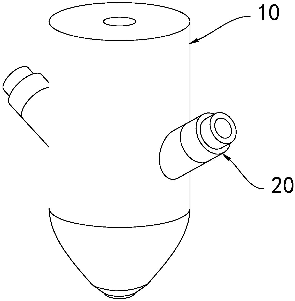 Dissolved air type spinneret