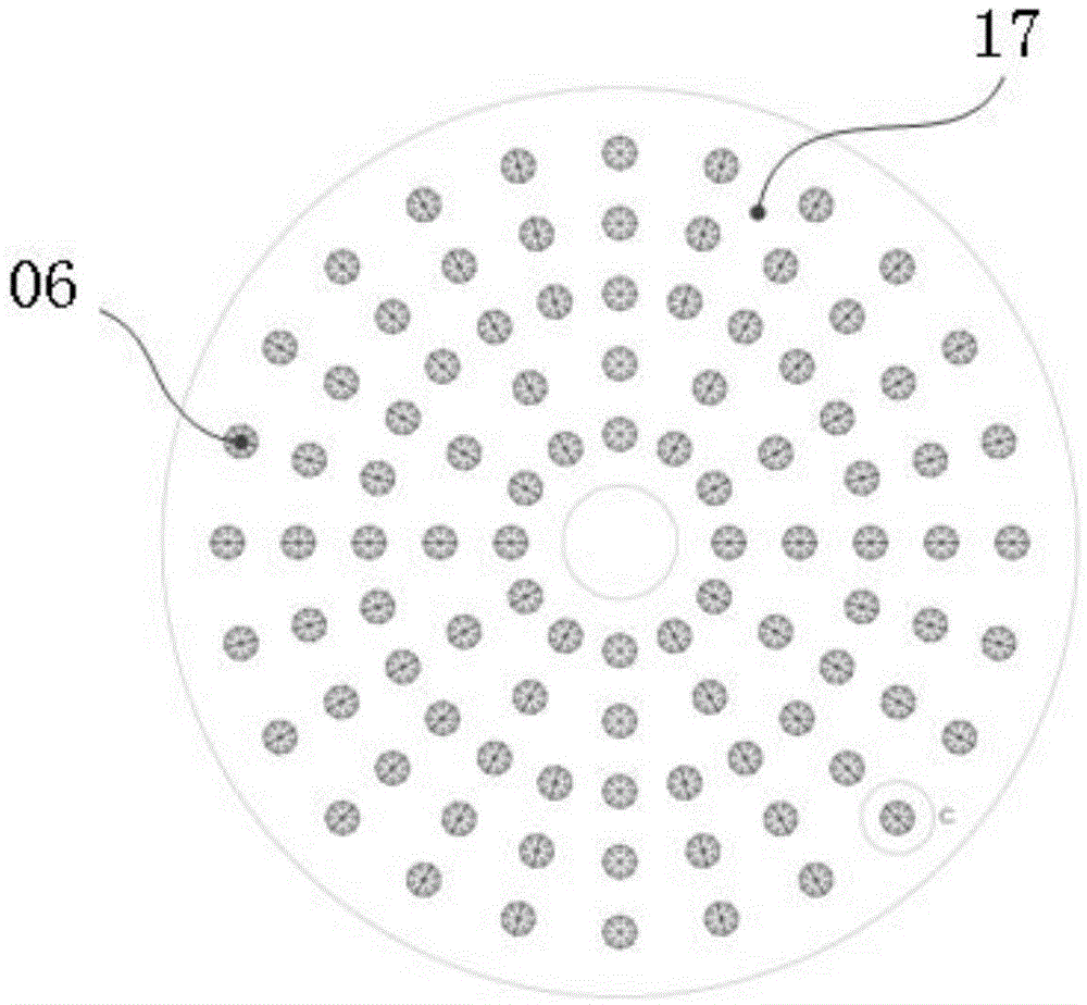 Core melt grouping trapping and cooling system