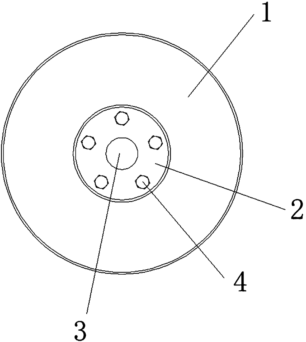 Press-fitting plate for full-automatic press-fitting machine