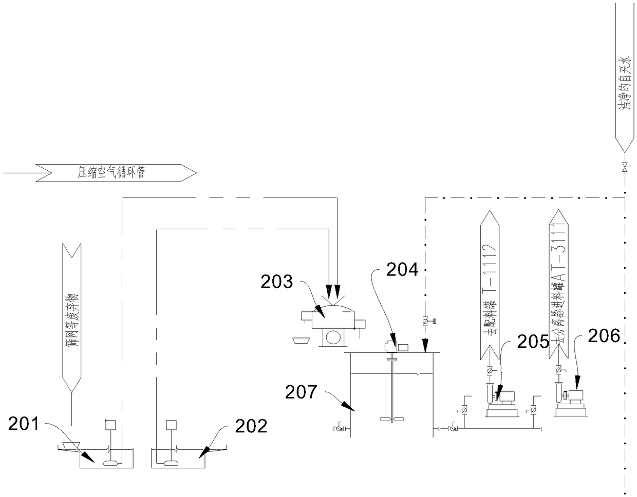 Production system of modified heavy calcium carbonate dry powder