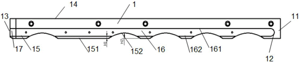 Composite type sliding plate