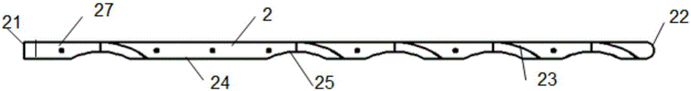 Composite type sliding plate