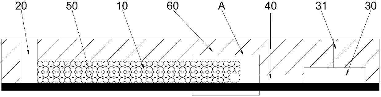 Blood plasma separation micro passage and separation chip