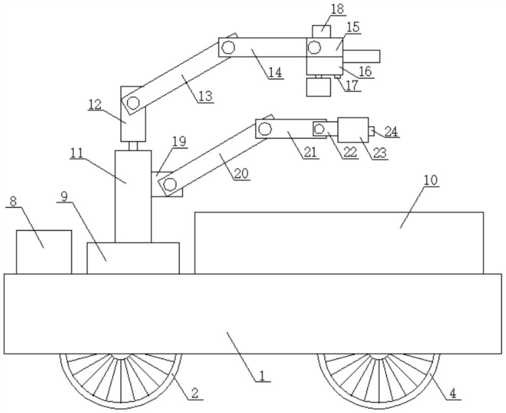 Conveying mechanism for tomato picking