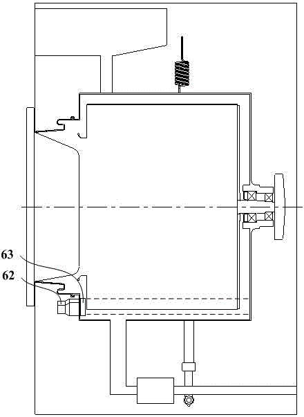 Ultrasonic self-cleaning roller washing machine and self-cleaning method