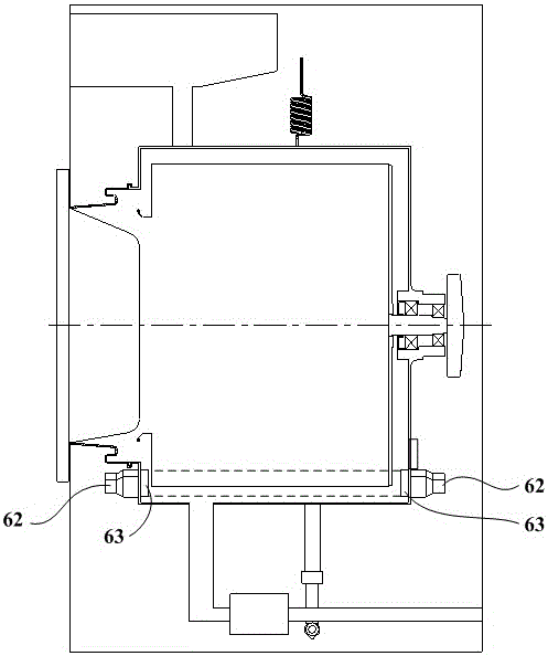 Ultrasonic self-cleaning roller washing machine and self-cleaning method