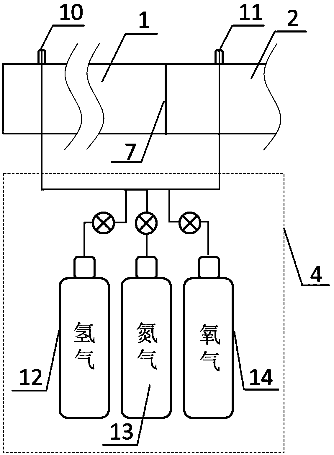 Combustion light gas gun driven by convergent shock wave reflection induced detonation