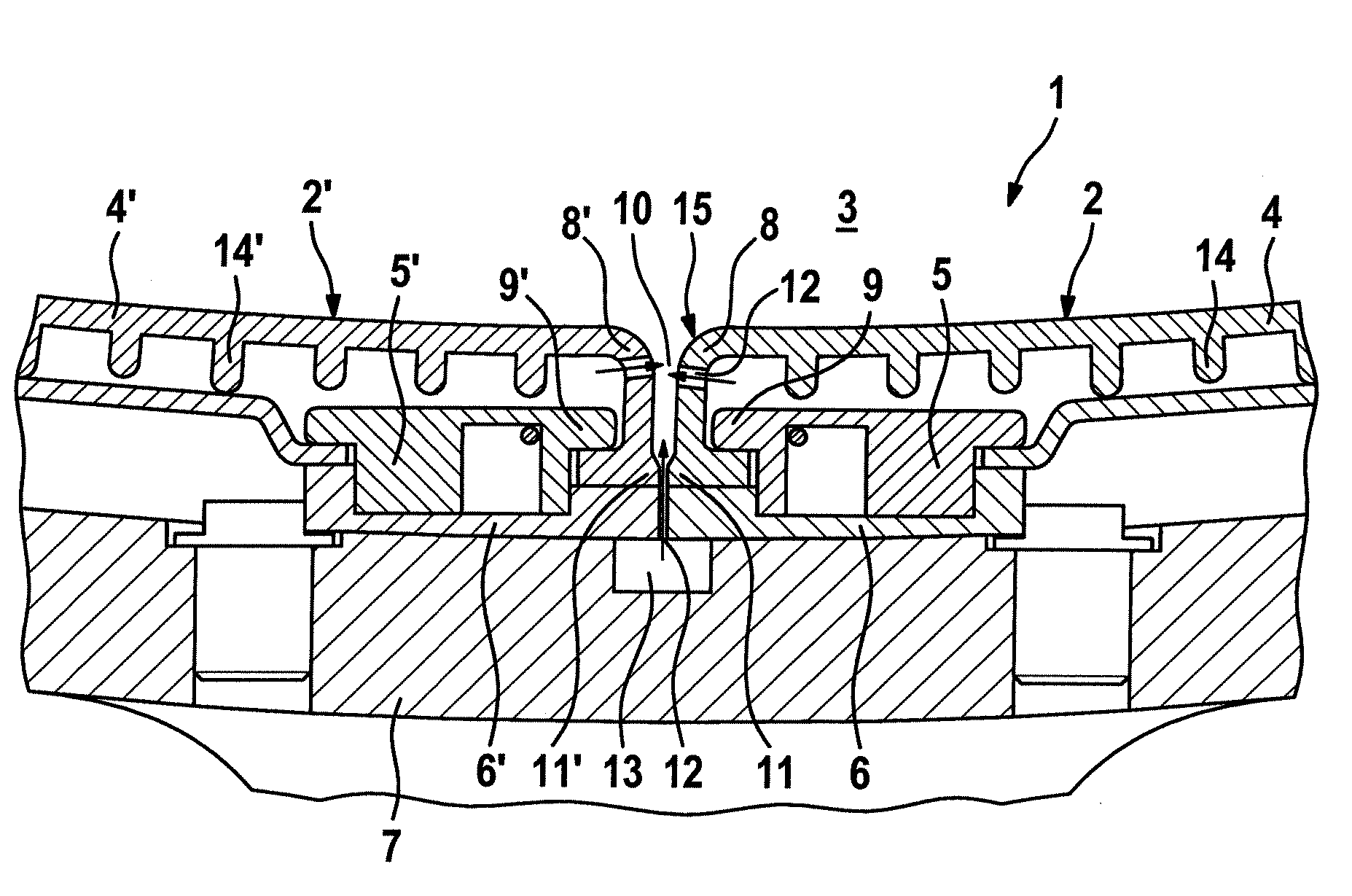 Combustion chamber of a combustion system