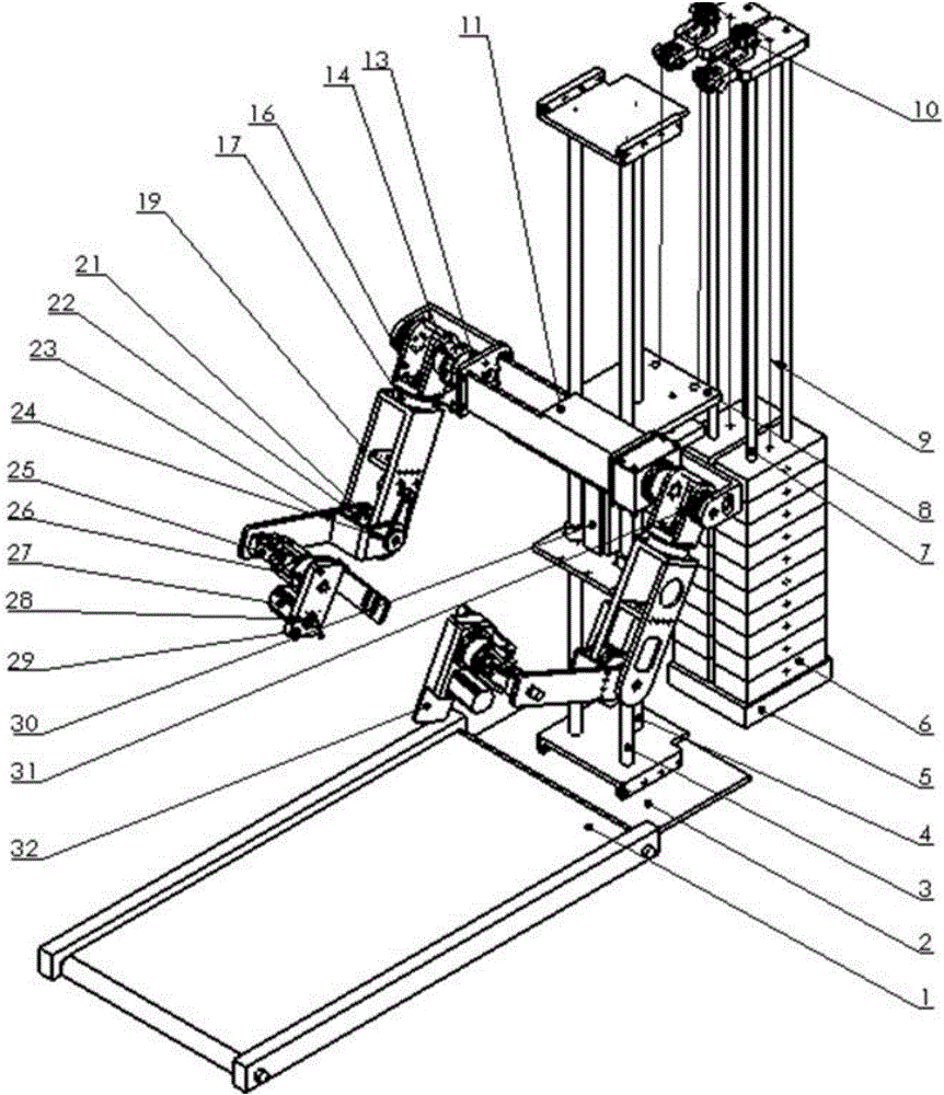 Multifunctional double-supporting rehabilitation exercising robot and operation method thereof