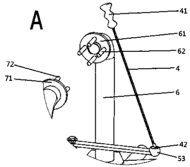 Pineapple peeling device capable of achieving rapid clamping and positioning