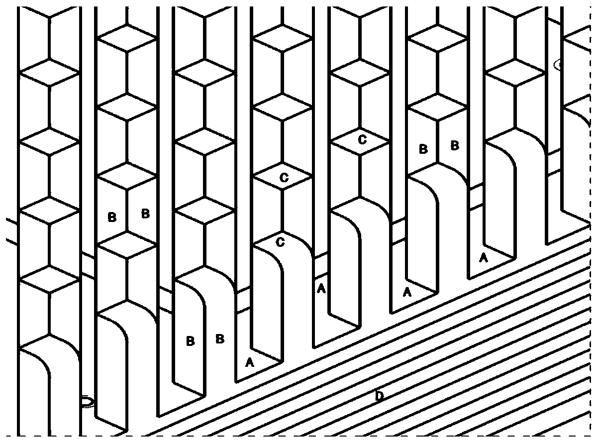 Composite coating method for the surface of heat-dissipating tooth parts