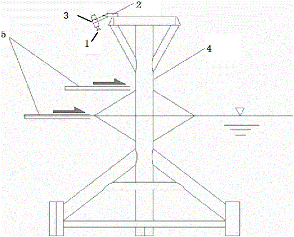 Field ice thickness and ice velocity automatic measuring method based on variable-focus image method