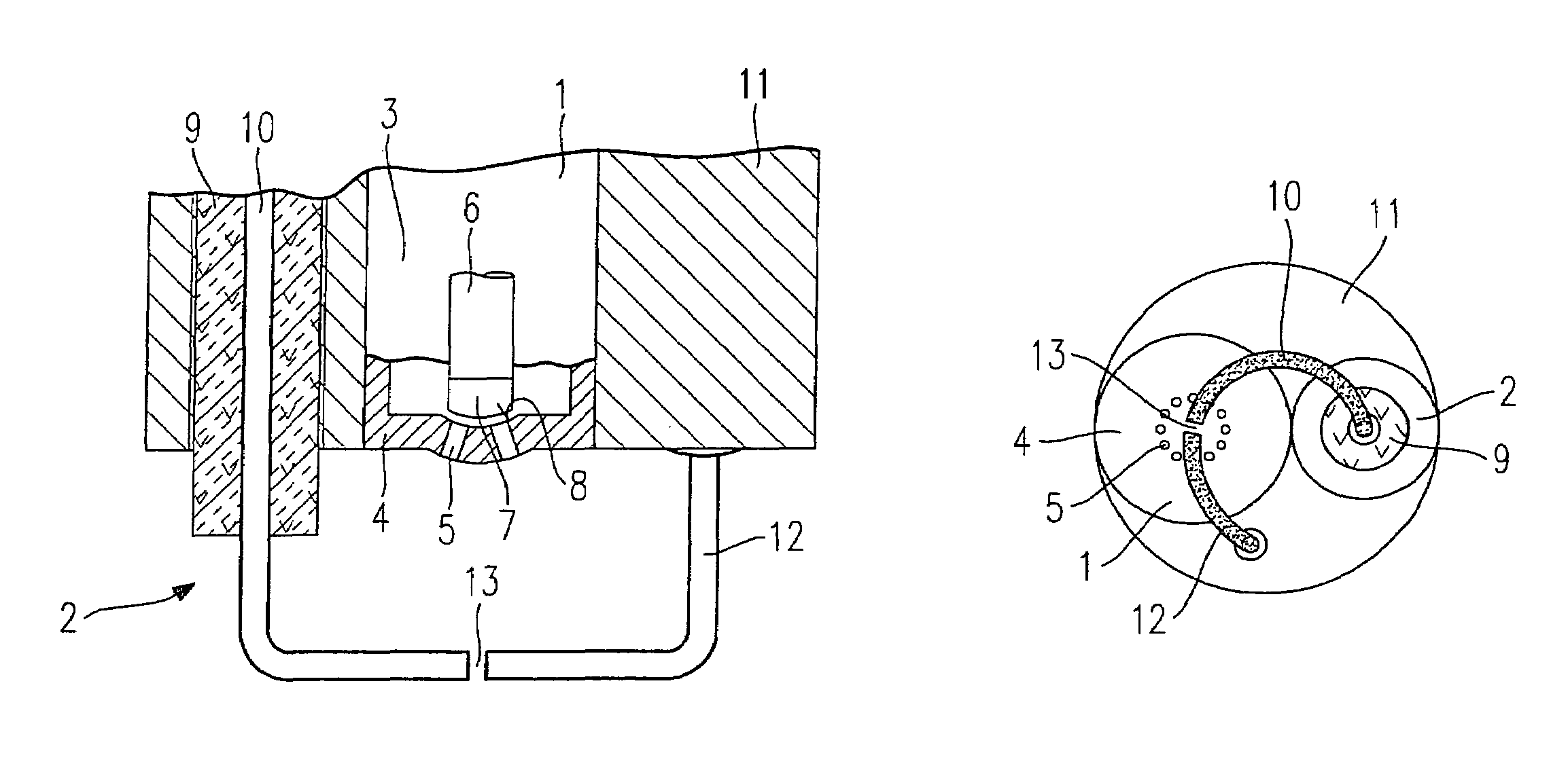 Combined fuel injection valve-ignition plug