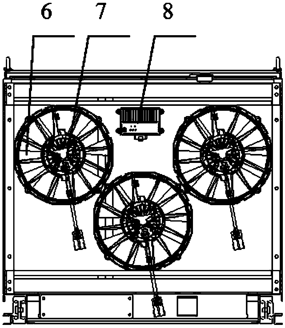 Power station silent energy-saving type heat dissipation system