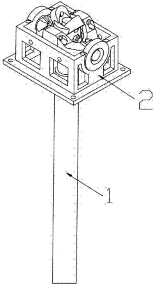 Degree of freedom release device of wind tunnel free flight experiment