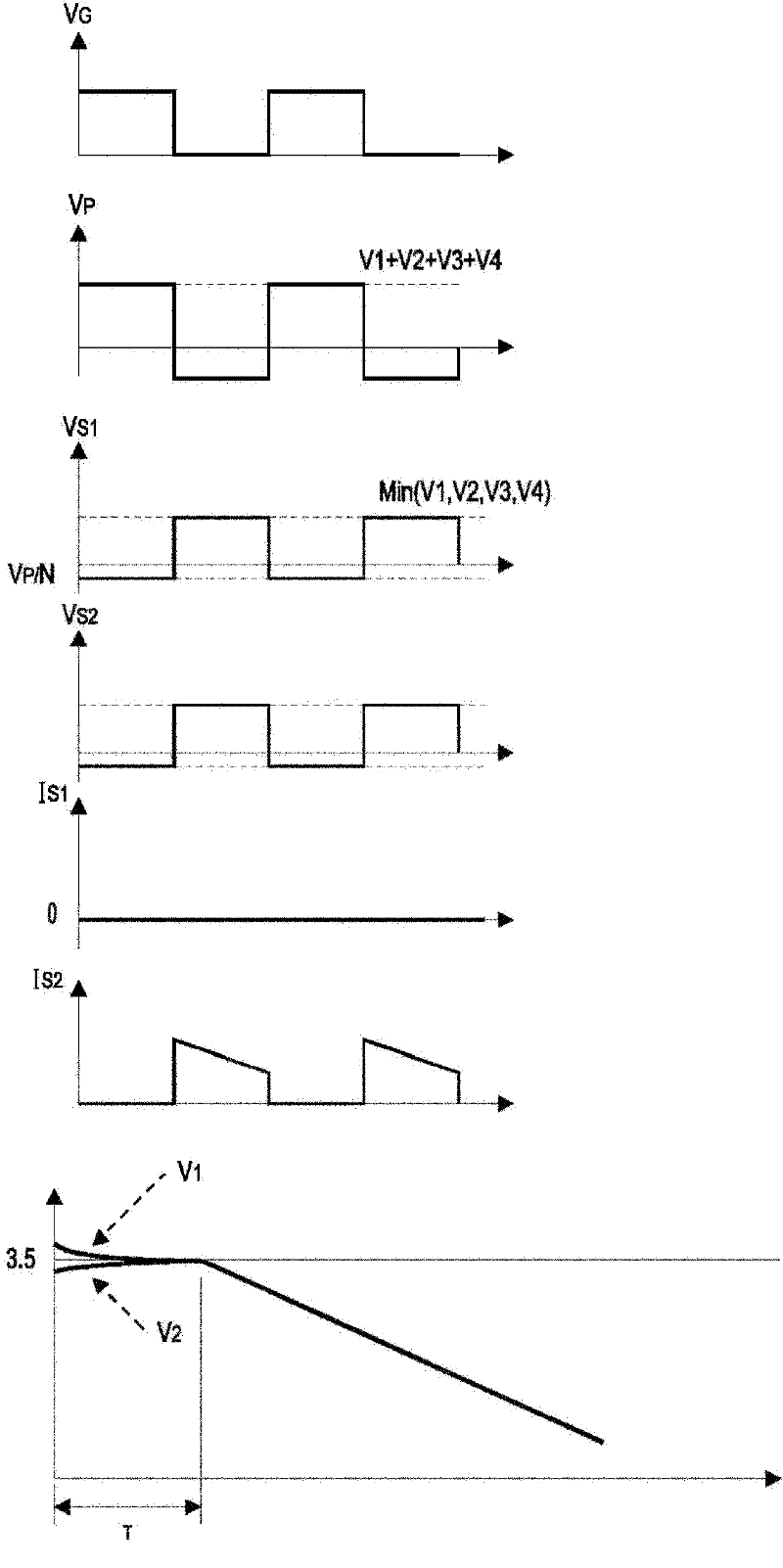 Potential balancing circuit for battery pack