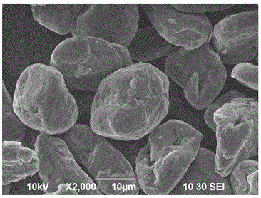 Negative electrode material for power lithium-ion battery with core-shell structure and preparation method thereof