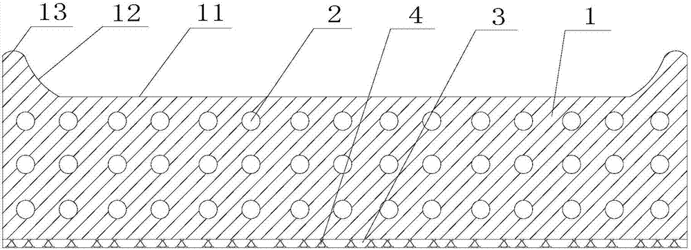 Horizontal opened sofa cushion