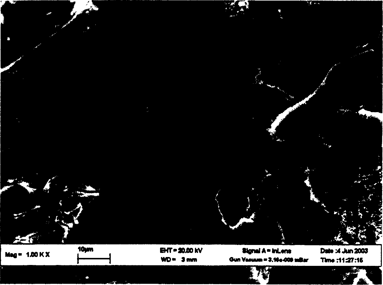 Nickel-hydrogen battery adhesive