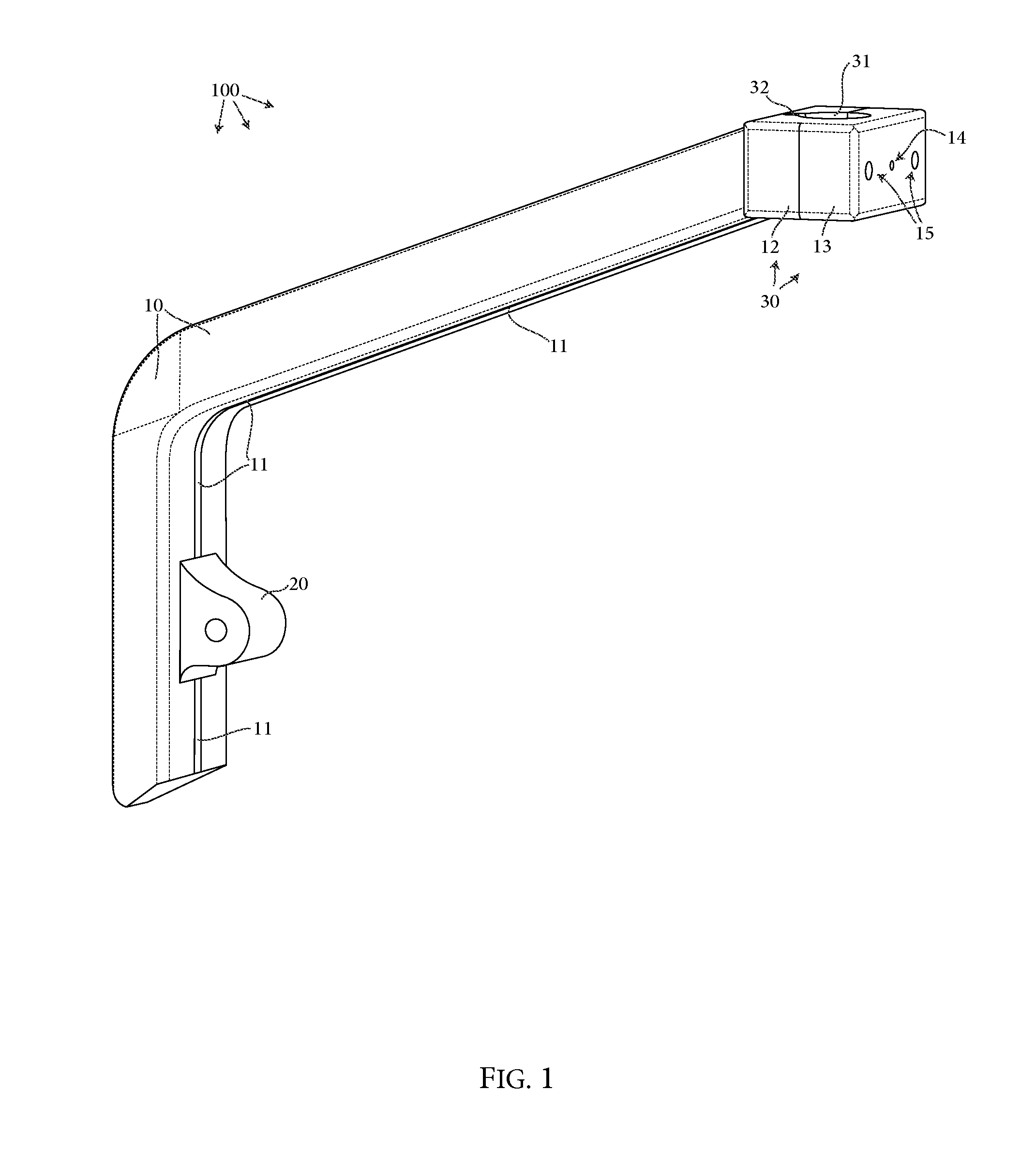 Low-disturbance trolling transducer mount