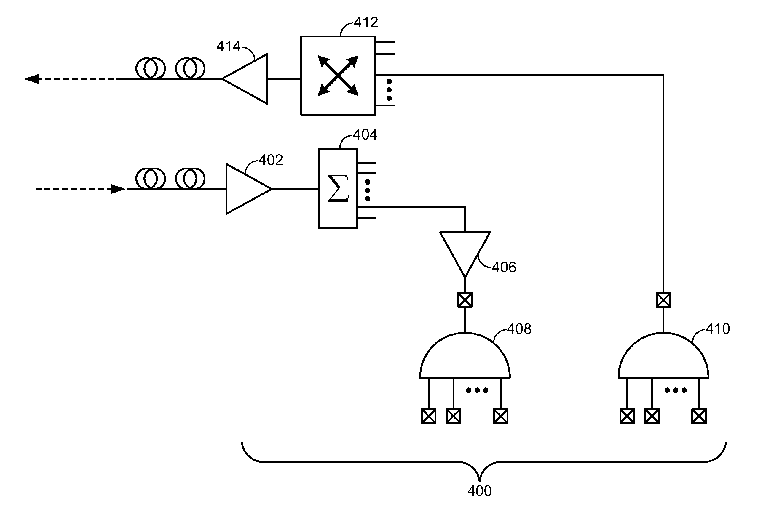 Systems and methods for optical dark section conditioning