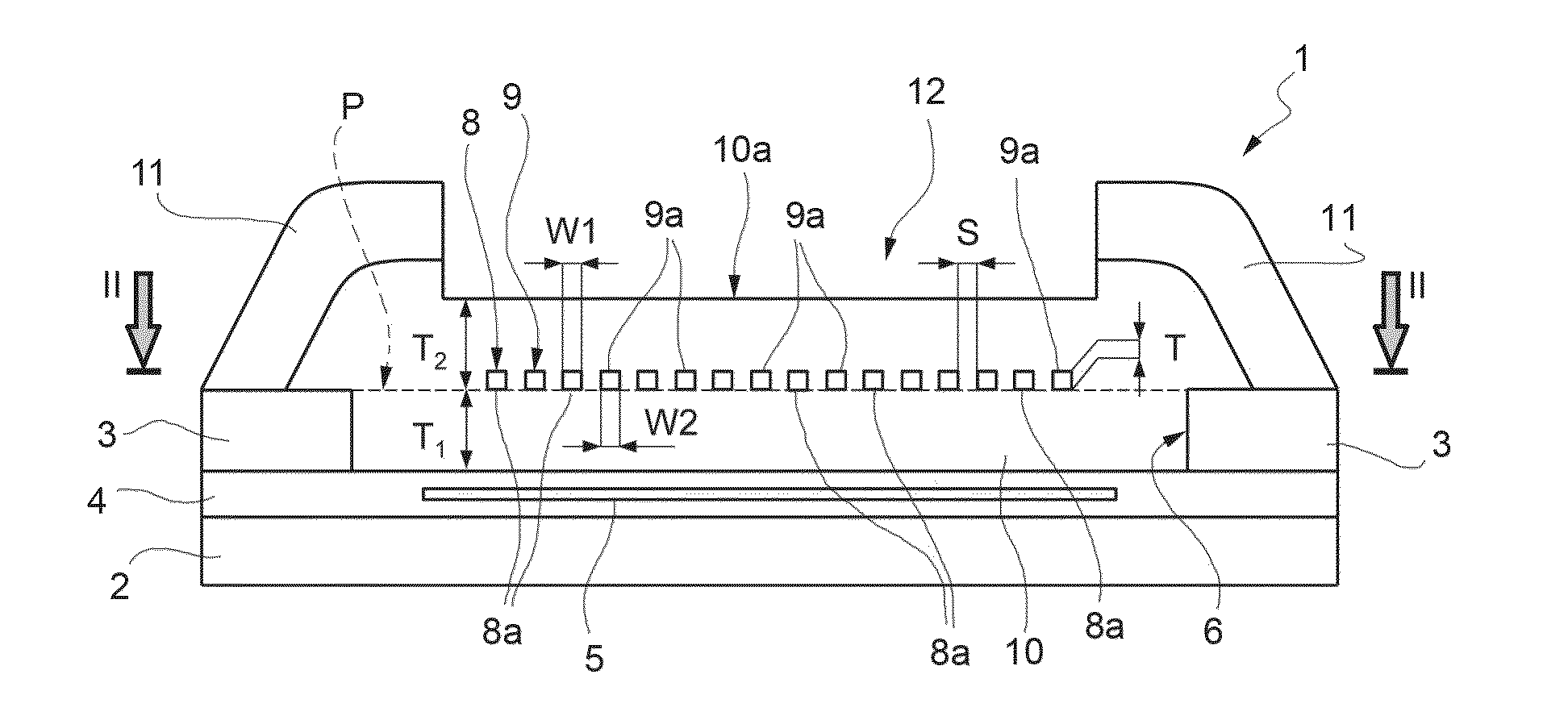 Sensor of volatile substances and process for manufacturing a sensor of volatile substances