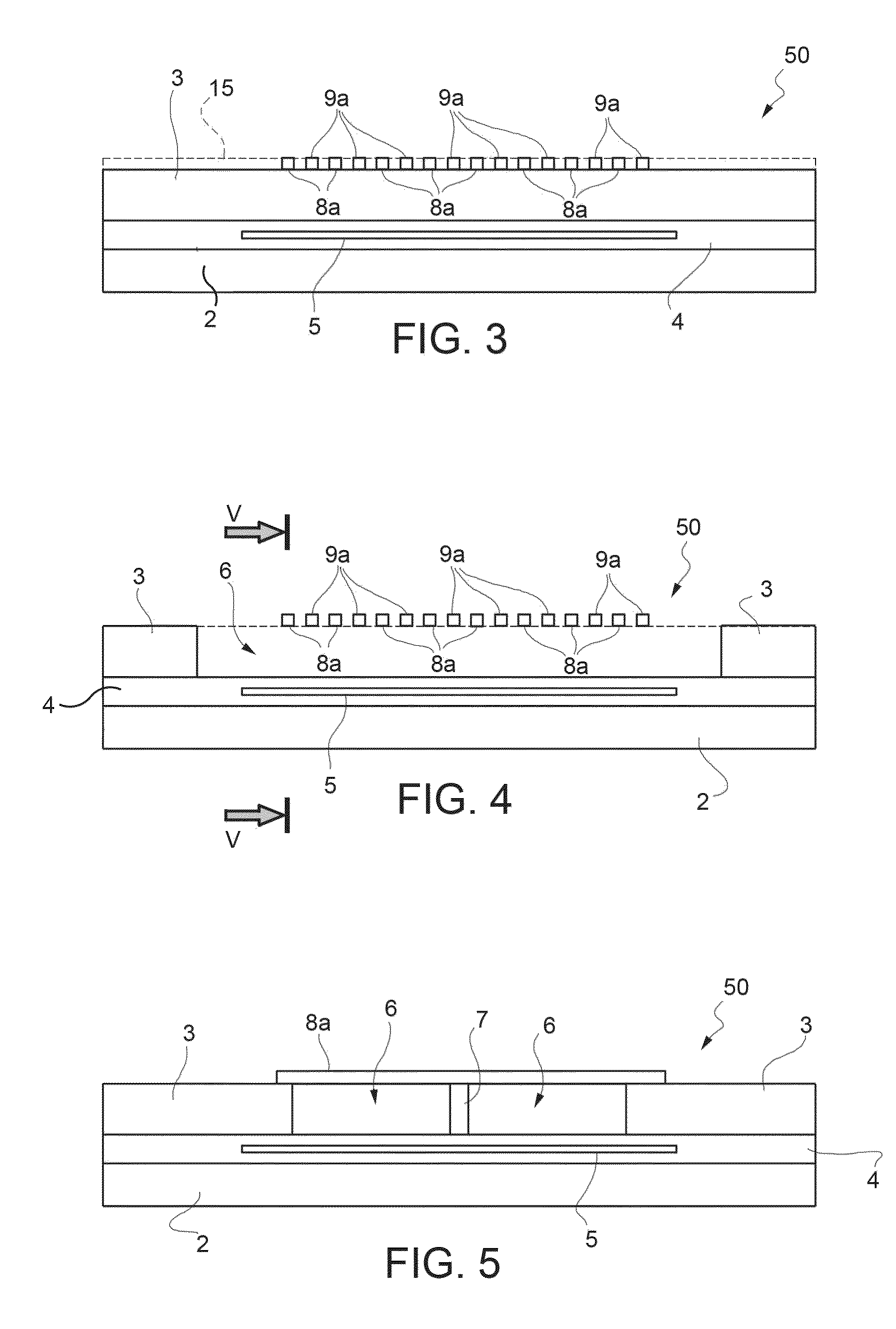 Sensor of volatile substances and process for manufacturing a sensor of volatile substances