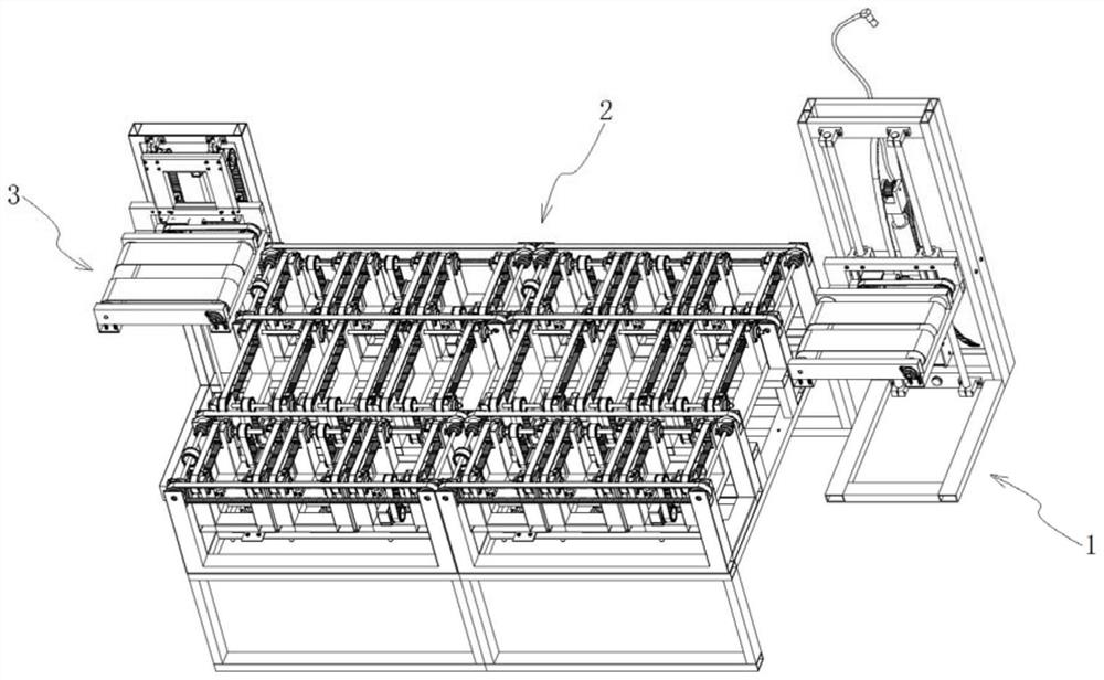 An intelligent automatic access parking device on the upper layer of the road