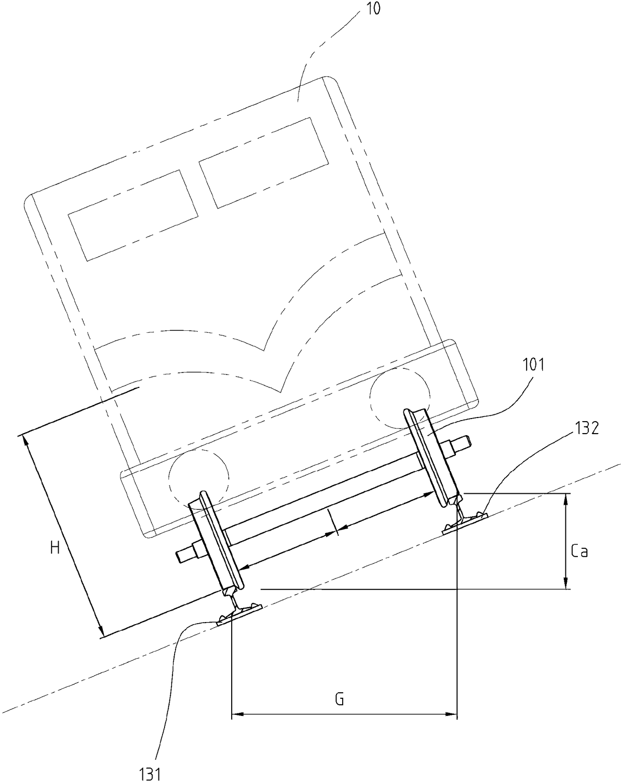 An analysis system for the running safety of rail vehicles