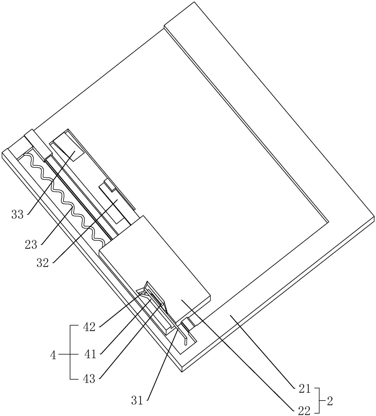 Gluing device of gluing printing machine