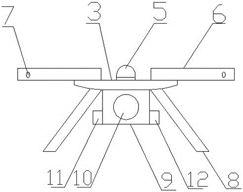 Four-rotor multipurpose flying robot