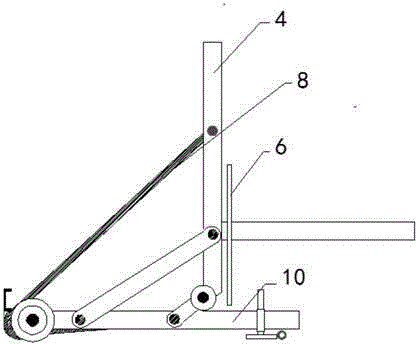 Turnover cable pay-off vehicle and application method thereof