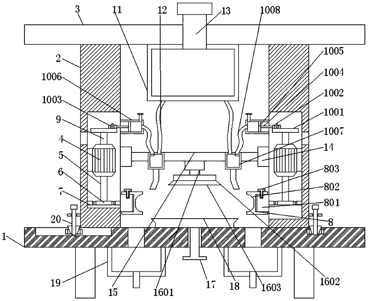 Efficient edge grinding machine for glass