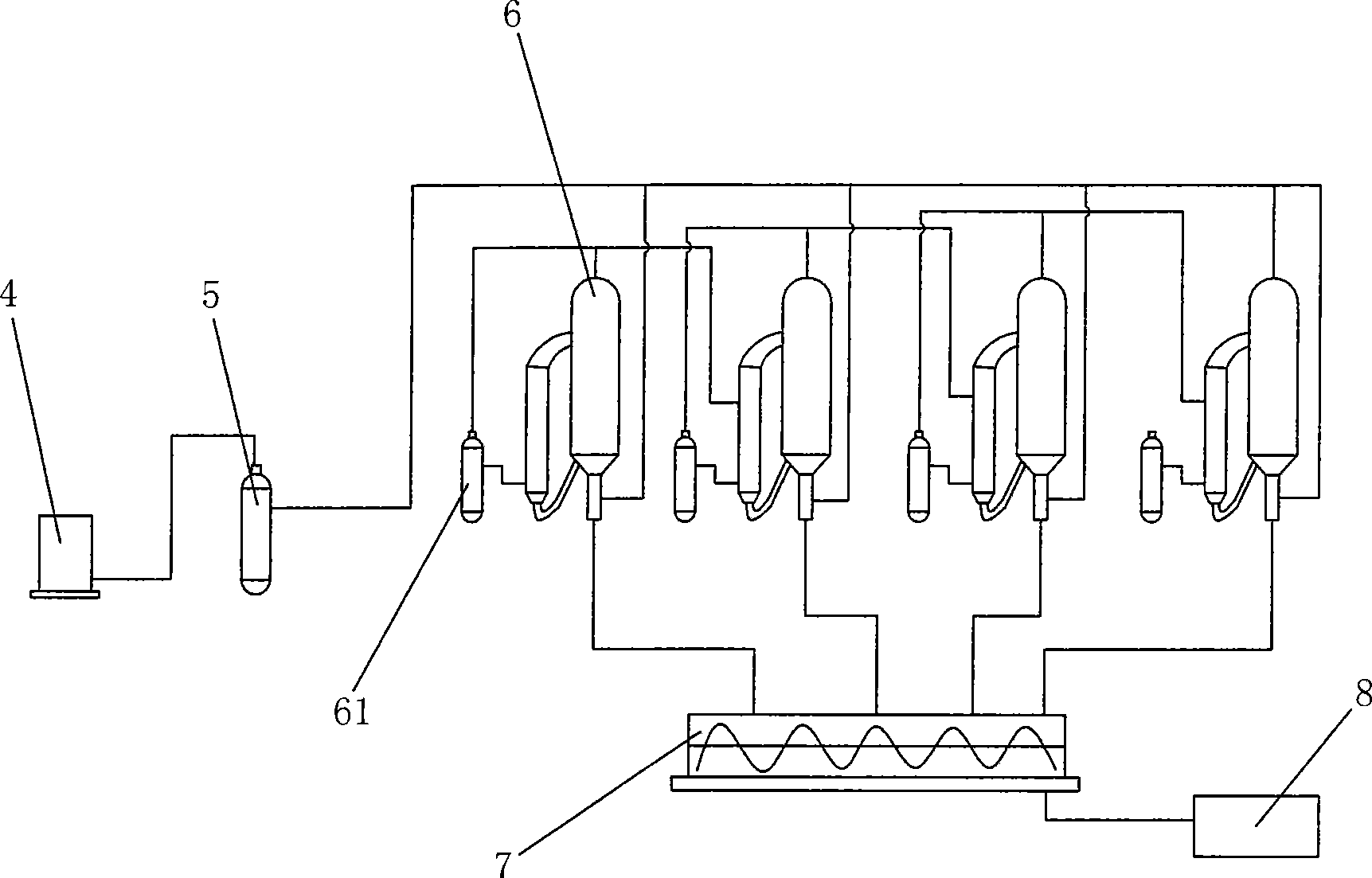 Circulating reuse method of pickling depleted brine and apparatus thereof