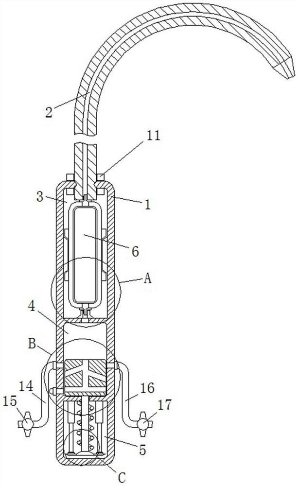 Circulating sterilization faucet