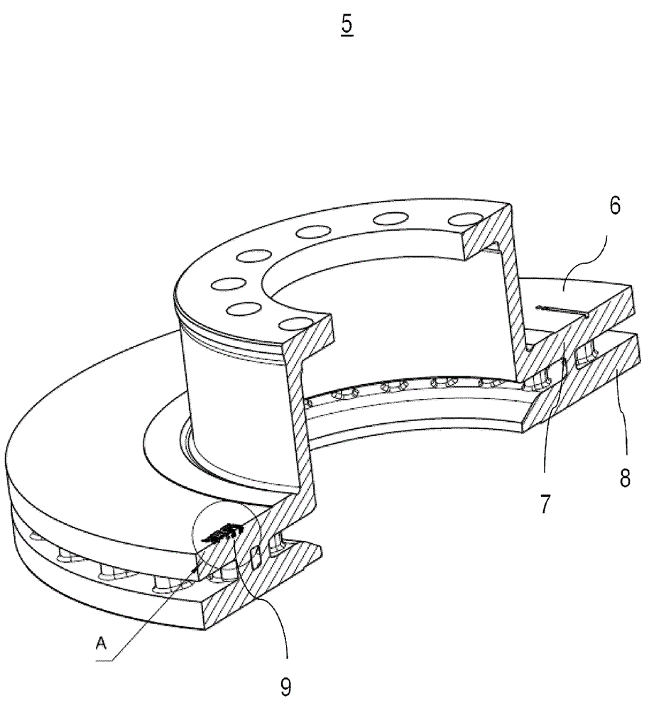 Wearing part with a wear indicator and system for wear testing