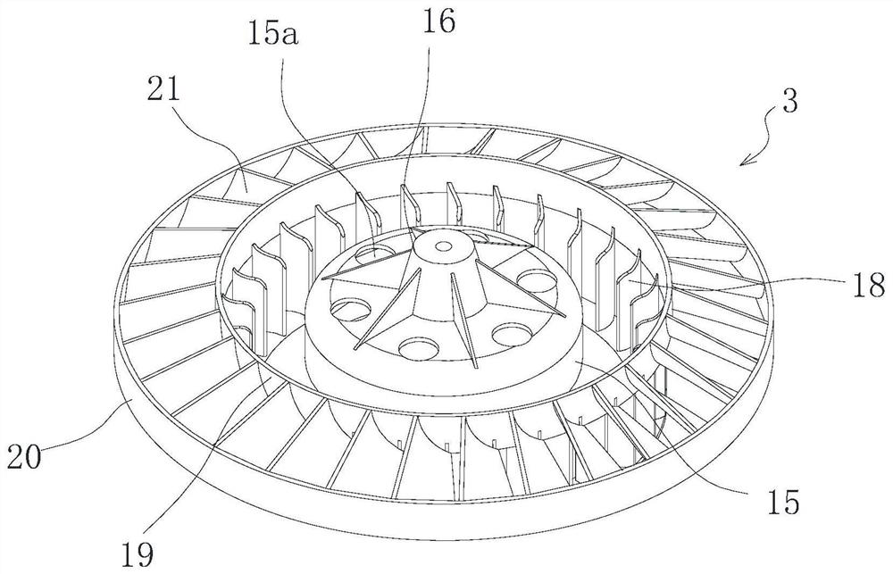 Direction-changeable centrifugal wind wheel and centrifugal fan thereof