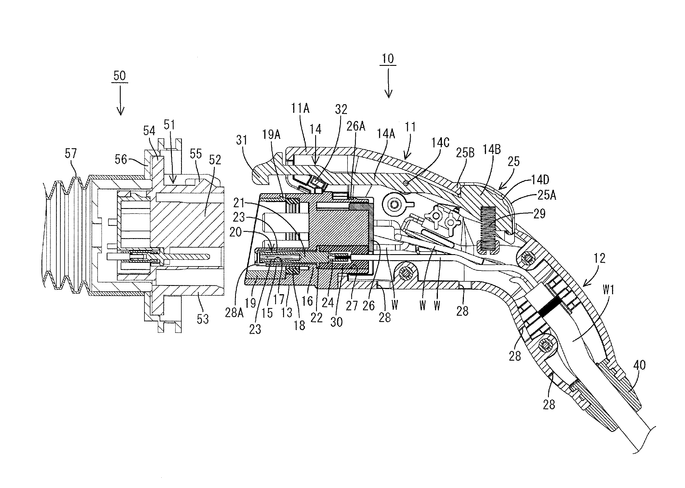 Charging connector