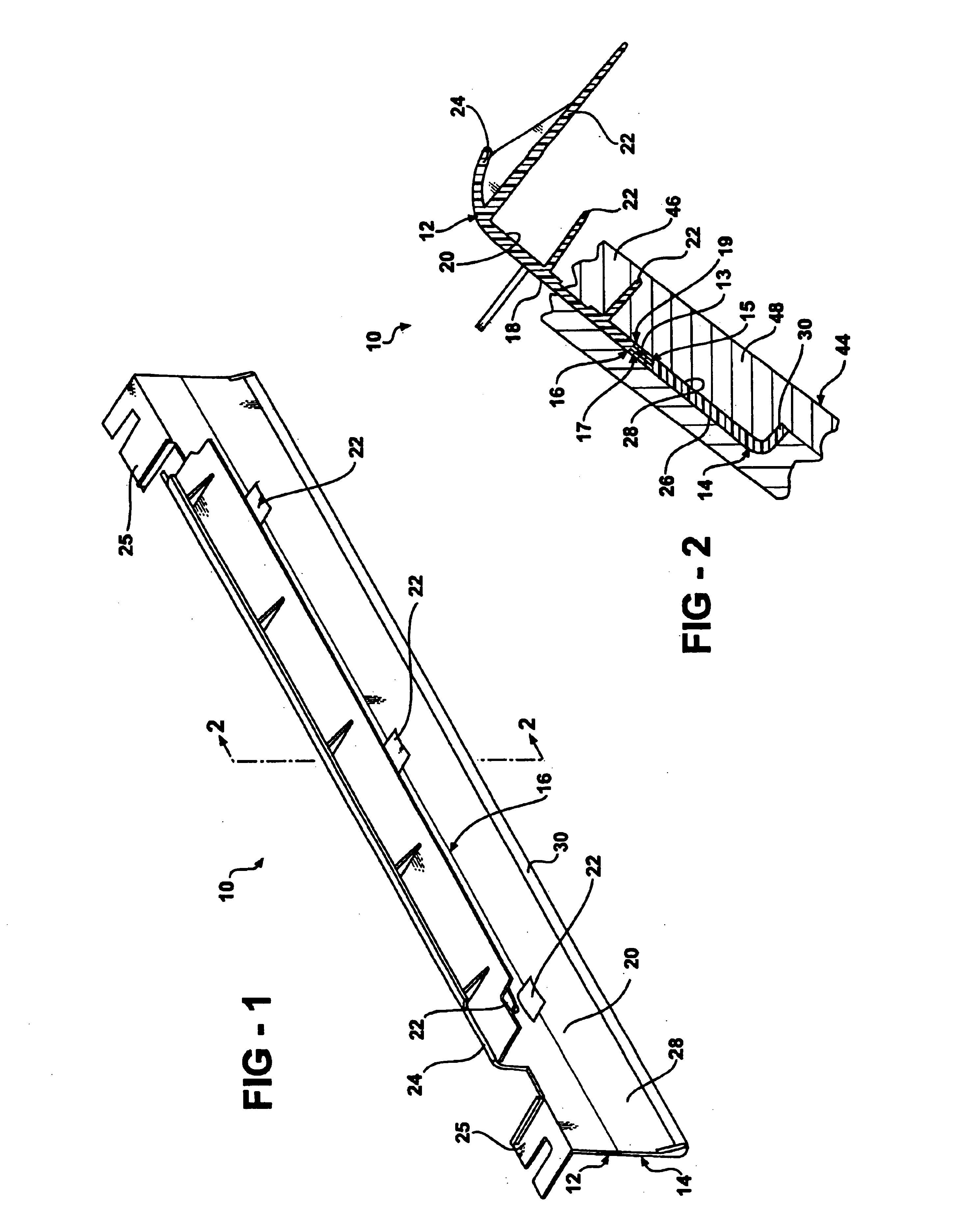 Air deflector for attachment to a lower surface of a vehicle and method for producing the same