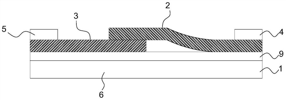 Photoelectric device based on ferroelectric PN junction, and preparation method thereof