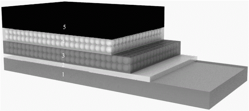 Sr-Pb binary metal composite perovskite material, and preparation and application method thereof