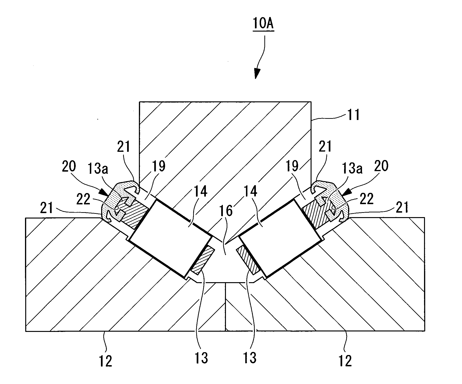 Bearing structure and wind turbine generator