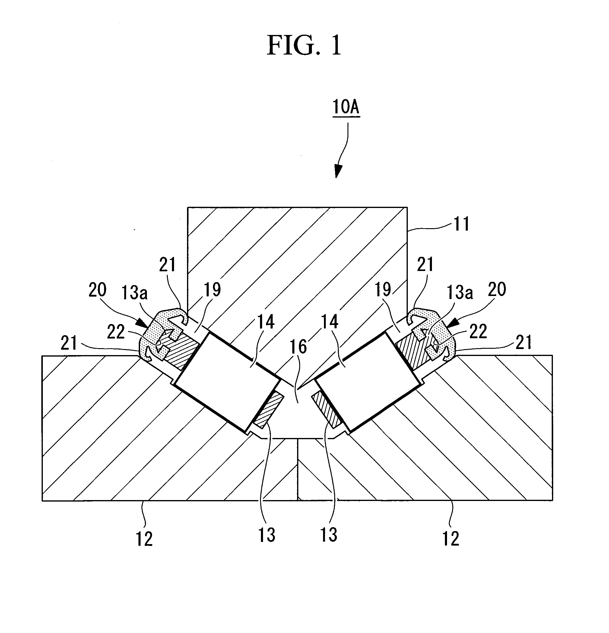 Bearing structure and wind turbine generator